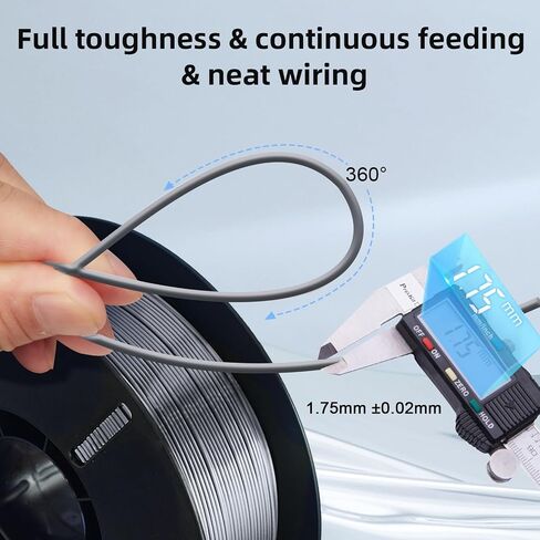 Silk PLA Filament 1.75mm Bundle 4KG,Shiny Silk Grey 3D Printer Filament, 1kg(2.2lbs)/Spool, 4-Spools Pack, Dimensional Accuracy +/- 0.02mm, 3D Printing Filament Fits for Most 3D Printers (Silk Grey*4) in Saudi Arabia
