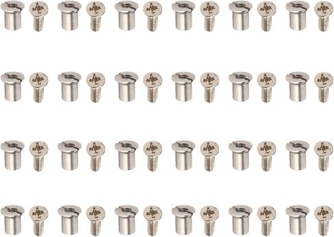 24Pcs Nab HUB Screw Set, High Hardness Metal Screws Fasteners Kit, Stainless Steel Easy to Install Universal 10.5inch 1 4inch Nab Screw Set for 3M AMPEX TEAC RMGI in Saudi Arabia