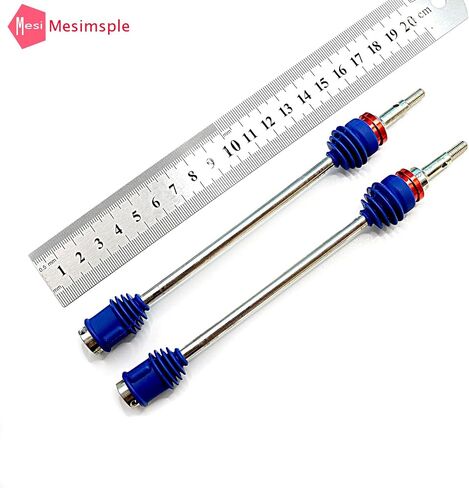 Mesimsple 2 قطعة عمود محرك T-Maxx Revo E-Maxx لـ 1/10 T-Maxx E-Revo E-Maxx (الجيل الأول) جزء ترقيات عمود الدفع الأمامي والخلفي CVD in Saudi Arabia