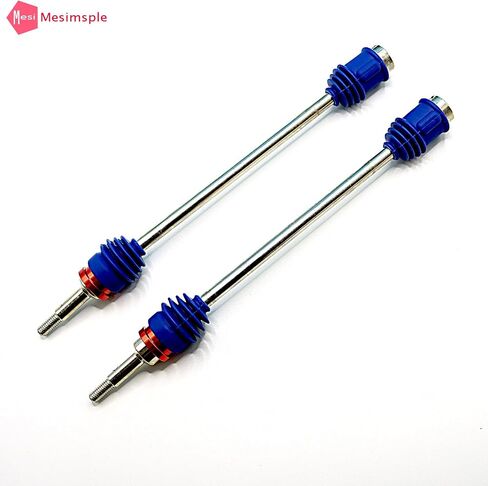 Mesimsple 2 قطعة عمود محرك T-Maxx Revo E-Maxx لـ 1/10 T-Maxx E-Revo E-Maxx (الجيل الأول) جزء ترقيات عمود الدفع الأمامي والخلفي CVD in Saudi Arabia
