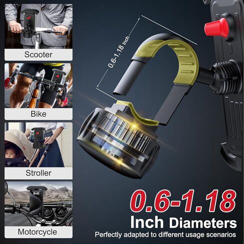 حامل هاتف للدراجة، حامل هاتف للدراجة النارية للسكوتر الكهربائي والجبال والدراجات الترابية والدراجات النارية in Kuwait