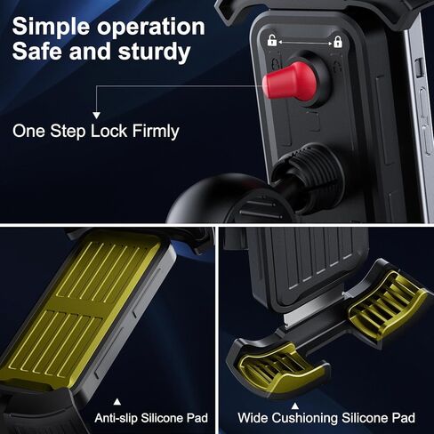 حامل هاتف للدراجة، حامل هاتف للدراجة النارية للسكوتر الكهربائي والجبال والدراجات الترابية والدراجات النارية in Kuwait