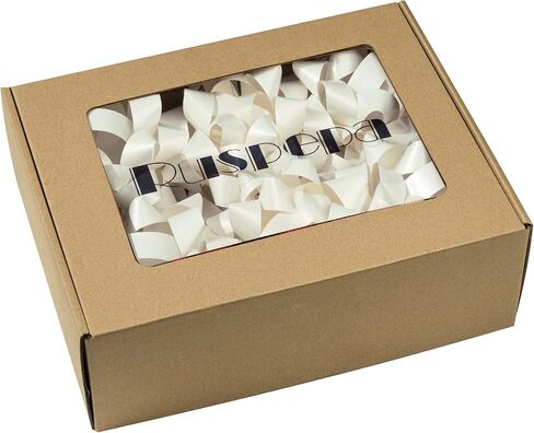 RUSPEPA Paper Gift Bow Assortment - White Pattern for Birthday, Christmas, Holiday, Party, Wedding, Baby Shower - Total 12 Bows, 1 Size in Saudi Arabia