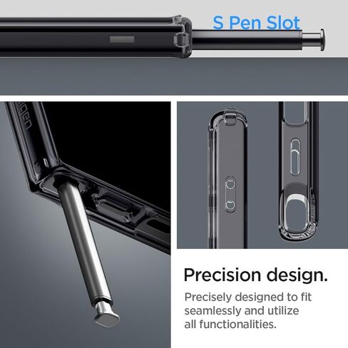 Spigen Ultra Hybrid Metal Ring MagFit Designed for Galaxy S24 Ultra Case (2024) - Zero One in Saudi Arabia