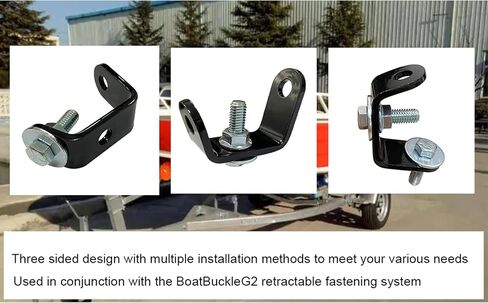 مقطورات القوارب FUYEAR دعامات ثلاثية الجوانب/دعامات تثبيت عالمية لتصميم دعامة BoatBuckle G2 ثلاثية الجوانب يمكن استخدامها بعدة طرق in Kuwait