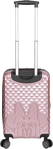 حقيبة ديزني ميني ماوس باللون الذهبي الوردي مقاس 20 بوصة مع عجلات ومقبض قابل للسحب in Kuwait