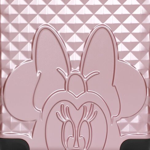 حقيبة ديزني ميني ماوس باللون الذهبي الوردي مقاس 20 بوصة مع عجلات ومقبض قابل للسحب in Kuwait