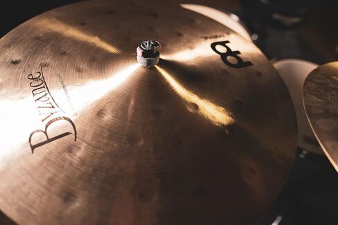 Meinl Cymbals Byzance تقليدي رفيع للغاية مطروق - صنع في تركيا - B20 برونزي، ضمان لمدة عامين، 22インチ (B22ETHC) in Saudi Arabia