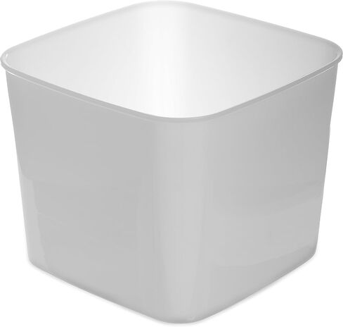Carlisle FoodService Products Storplus Rectangular Food Storage Container with Stackable Design for Kitchens, Restaurants, Catering, Plastic, 18 Quarts, White in Saudi Arabia