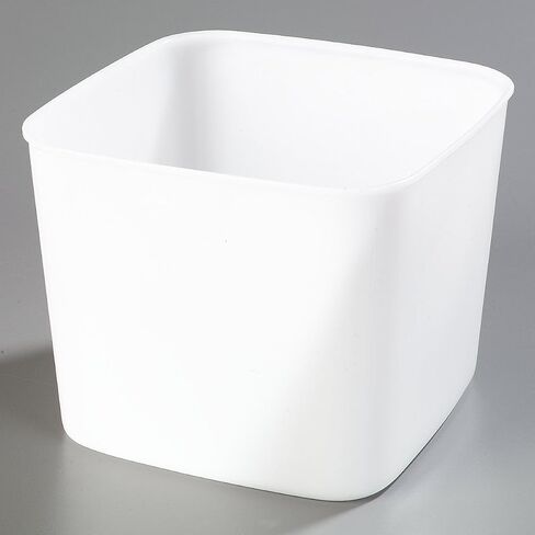 Carlisle FoodService Products Storplus Rectangular Food Storage Container with Stackable Design for Kitchens, Restaurants, Catering, Plastic, 18 Quarts, White in Saudi Arabia