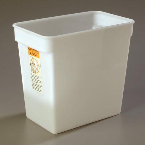 Carlisle FoodService Products Storplus Rectangular Food Storage Container with Stackable Design for Kitchens, Restaurants, Catering, Plastic, 18 Quarts, White in Kuwait
