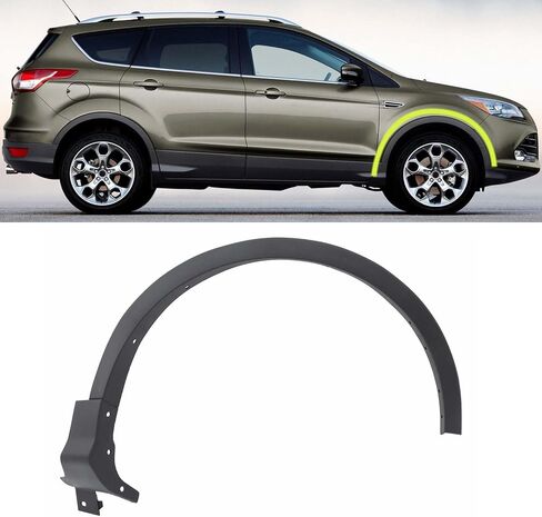 عجلة الحاجز صب الكسوة صالح لفورد إسكيب 2013 2014 2015 2016 حاجز مشاعل قطاع أسود (الأمامي الأيمن/جانب الركاب) in Kuwait