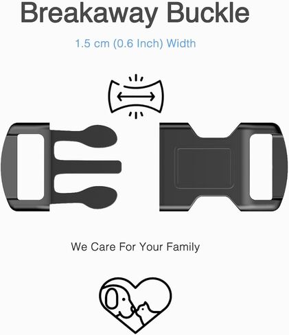 Airtag Cat Collar, Kitten Collar Breakaway with Apple Air Tag Holder and Bells for Boy Girl Cats,Pet Cat Tracker GPS,0.6 Inches in Width and Lightweight, Cresent Design in Saudi Arabia