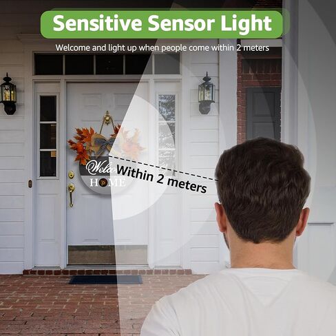 لافتة ترحيب بالمنزل مع ضوء مستشعر لديكور الباب الأمامي، لافتة ترحيب مقاس 11.8 بوصة مع 4 أكاليل موسمية قابلة للتبديل و16 أيقونة ذات طابع مغناطيسي للعام الجديد، وعطلات عيد الميلاد طوال المواسم in Kuwait