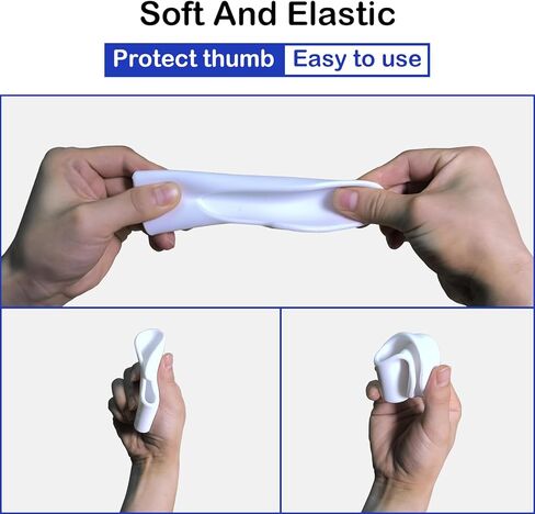 Catcher's Thumb Shield Baseball Thumb Guard for Baseball & Softball Catchers Thumb Protector for Baseball Catcher Gear Training Aid Catcher Accessories Reduce Sting-White in Kuwait