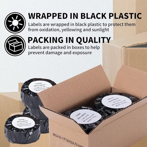 Phomemo Compatible for Dymo Labels 30252 (1-1/8 x 3-1/2") Label for Dymo Labelwriter 450 Turbo Printer - Barcode Address Labels (12 Rolls, 4200 Labels) in Saudi Arabia