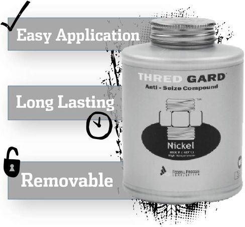 Gasoila NG08 Thred Gard Nickel Based Anti-Seize and Lubricating Compound, 1/2 lbs Brush in Saudi Arabia