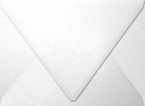 مظاريف LUXPaper A7 بوزن 80 رطل. مظاريف معدنية كريستالية قابلة للطباعة للدعوات، 50 حزمة، حجم المغلف 5 1/4 × 7 1/4 (أبيض) in Saudi Arabia