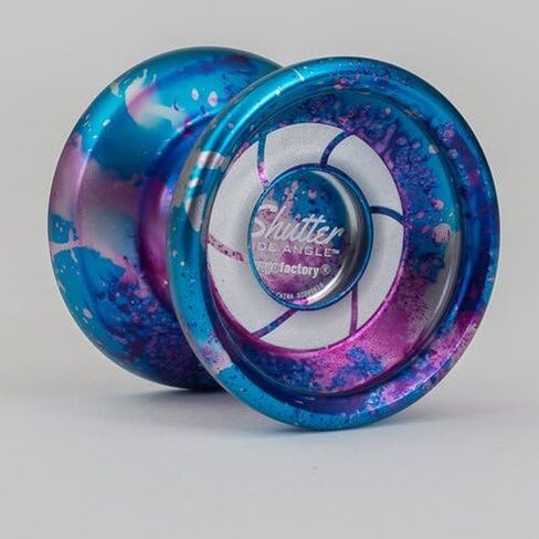 YoYoFactory Wide Angle Shutter Yo-Yo Blasted Aluminum Finish (Galaxy) in Saudi Arabia