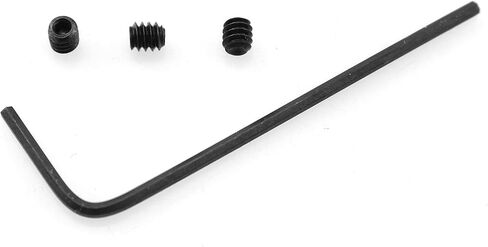 برغي نقطة غطاء RLECS 50 قطعة 4#-40x1/8 بوصة براغي نقطة كأس محرك سداسي داخلي من الفولاذ المقاوم للصدأ مع مفتاح ربط سداسي 1.27 مم، برغي نكش ذو نقطة مسطحة in Saudi Arabia