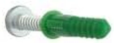 مرساة لولبية بلاستيكية من Everbilt مقاس 14-16 × 1-1/2 مع برغي أخضر، 124999 in Kuwait