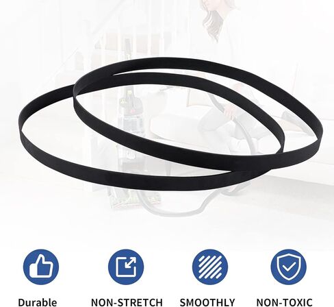 KEEPOW Vacuum Belt for Hoover Dual Power Max Carpet Cleaner FH51000, FH51001, FH51002, FH51010, FH51000RM, FH51000NC, FH51001, FH54000, Replacement Parts 440005536 (2 Pack) in Saudi Arabia