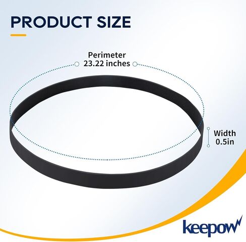 KEEPOW Vacuum Belt for Hoover Dual Power Max Carpet Cleaner FH51000, FH51001, FH51002, FH51010, FH51000RM, FH51000NC, FH51001, FH54000, Replacement Parts 440005536 (2 Pack) in Saudi Arabia