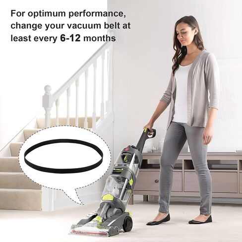 KEEPOW Vacuum Belt for Hoover Dual Power Max Carpet Cleaner FH51000, FH51001, FH51002, FH51010, FH51000RM, FH51000NC, FH51001, FH54000, Replacement Parts 440005536 (2 Pack) in Saudi Arabia