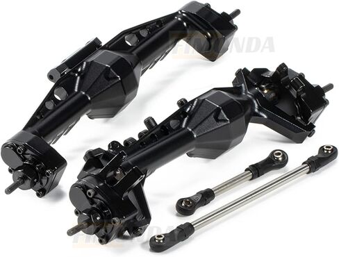 Aluminum Offset Portal Axle with Adjustable Upper Link Mount for 1/10 RC Car Crawler SCX10 III AR45P Rock Buggy LCG Cheater Rigs (SCX10 III Axle B) in Saudi Arabia