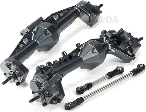 محور بوابة الأوفست من الألومنيوم مع حامل وصلة علوية قابل للتعديل لـ 1/10 RC Car Crawler SCX10 III AR45P Rock Buggy LCG Cheater Rigs (SCX10 III Axle D) in Saudi Arabia