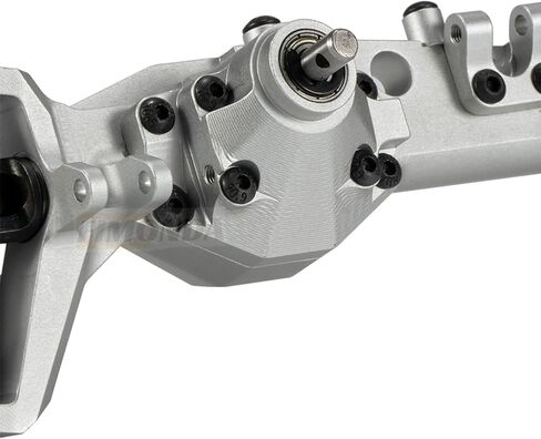 Aluminum Offset Portal Axle with Adjustable Upper Link Mount for 1/10 RC Car Crawler SCX10 III AR45P Rock Buggy LCG Cheater Rigs (SCX10 III Axle B) in Saudi Arabia