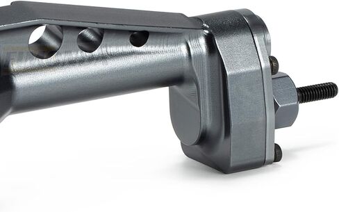 Aluminum Offset Portal Axle with Adjustable Upper Link Mount for 1/10 RC Car Crawler SCX10 III AR45P Rock Buggy LCG Cheater Rigs (SCX10 III Axle B) in Saudi Arabia