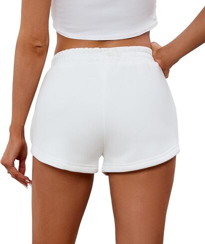 Women's 2024 Sweat Shorts High Waisted Lounge Casual Soft Cotton Shorts with Pockets in Saudi Arabia