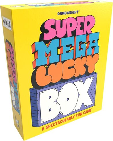 Gamewright - SUPER MEGA LUCKY BOX - The Spectacularly Strategic Game of Probability, Plannning and a Touch of Luck! Cooperative, Excellent Multi-Player to Large Group Gameplay in Saudi Arabia