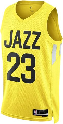 Lauri Markkanen Utah Jazz NBA Kids Youth 8-20 Yellow Gold Icon Edition Swingman Jersey in Saudi Arabia