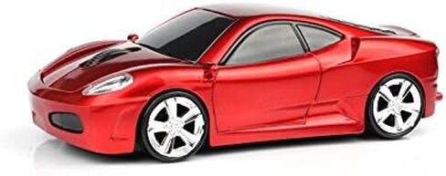 Jinfili Sleep Sport Car Shaped Wireless Computer Mouse Ergonomic Gaming Optical Mouse USB 2.4G Mini Receiver Office Accessories for PC Windows Laptop Notebook Mac in Kuwait