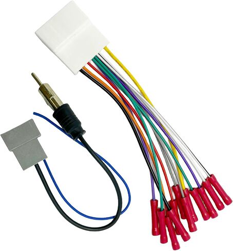 20Pin Radio Wiring Harness for Nissan 2007-2017/ Subaru 2008-2015 Aftermarket Radio Stereo Wire Harness with Antenna Adapter Aftermarket Car Stereo CD Player Stereo Receiver Wire Cable 70-7552 in Kuwait