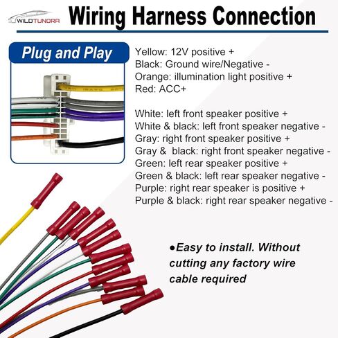 20Pin Radio Wiring Harness for Nissan 2007-2017/ Subaru 2008-2015 Aftermarket Radio Stereo Wire Harness with Antenna Adapter Aftermarket Car Stereo CD Player Stereo Receiver Wire Cable 70-7552 in Kuwait