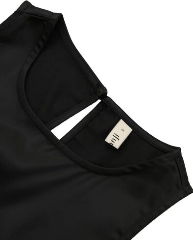 Xintianji Women's Back Cut Sleeveless Mini Dress Casual Summer Round Neck Tank Short Dresses in Saudi Arabia