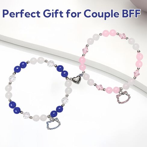Friendship Bracelets Matching Bracelets Couples Bracelets Set - for Bff, Halloween Valentines Christmas Gifts for Women Teen Girls Daughter Sister Son in Saudi Arabia