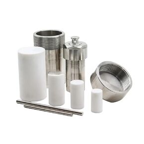 High Pressure Reactor, Hydrothermal Reactor with PTFE Chamber Hydrothermal Synthesis 5-500ml(Gold) in Kuwait