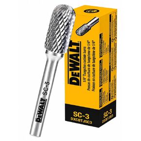 مثقب مفرد من كربيد التنجستين من DEWALT مقاس SC-3 مع ساق مقاس 1/4 بوصة لتشغيل المعادن الصعبة (DXCBTJSC3) in Saudi Arabia