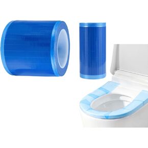 Blue Barrier Film,Travel dirt prevention Barrier Tape,Portable Travel Toilet Barrier Tape for Public Toilets Hospital Hotel，266 Sheets for Door Knob, Faucet Handle & Light SwitchBarrier Film in Kuwait