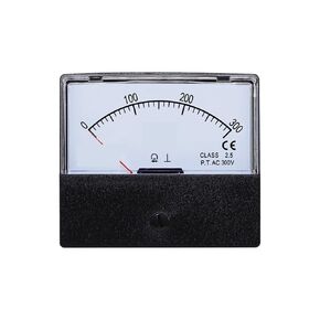 DH-670 AC Voltmeter Pointer Meter 5V 10V 15V 20V 25V 30V 50V 75V 100V 150V 200V Voltage Panel Meter(10V) in Kuwait
