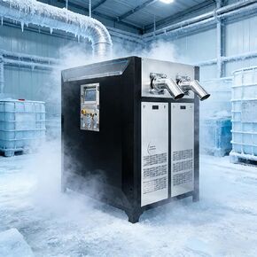 Automatic Dry Ice Granulator Machine – Industrial CO₂ Pellet Making Machine for Stage Smoke Effects, Premium Dry Ice Pelletizer with Precision Mold & Touchscreen Control in Kuwait