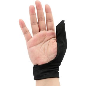 Bowling Gloves, Bowling Thumb Sock, Bowlings Gloves Right Hand for Men, Inside Thumb Hole, Adjustable Finger Grip Protective Sports Gloves in Saudi Arabia