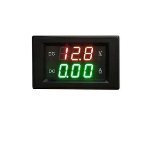 1PCS DC3.5-30V 4.5-100V LED Digital Voltage and Current Meter Three Wire | [](White cover,DC4.5-100V) in Kuwait