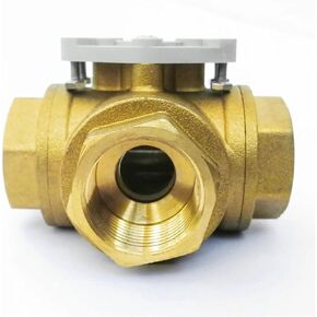 DN20 3 Way صمام نحاسي من النوع T يستخدم للمشغل الميكانيكي (Npt-l Type Bore) in Saudi Arabia
