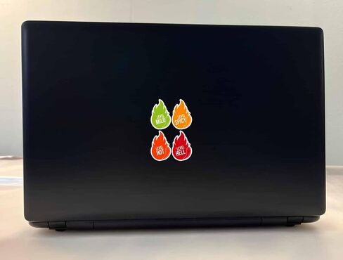 StickerTalk Spicy Food Identification Stickers, 1 inches by 1.5 inches in Kuwait