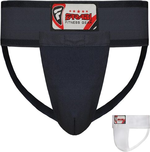 Farabi Sports Groin Guard MMA Martial Arts Elasticated Boxing Groin Protector Groin Strain Support Groin Support in Kuwait
